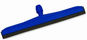 BLUE PLASTIC FLOOR SQUEEGEE 45CM WITH WHITE RUBBER, 00009012AH ,FILMOP ITALY