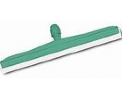 PLASTIC FLOOR SQUEEGEE 45 CM GREEN WWHITE RUBBER, 00009012DF, FILMOP ITALY