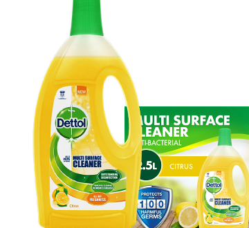 DETTOL ALL PURPOSE CLEANER, 3L, LEMON