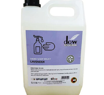 DOW CLEAN HAND SOAP MILKY, LAVENDER, 5 LTRS