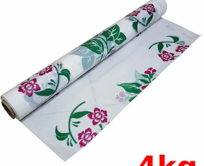 HDPE VIRGIN BIODEGRADABLE SUFRA ROLLS FLOWER DESIGN, 2ROLLS, 120CM, 4KG