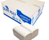 INTERFOLD TISSUE LUXURY WITH GLUE LAMINTATION, 21X23, 2PLY, 20 PKT/CTN