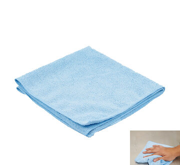 MICROFIBER CLOTH, LIGHT BLUE, 40x40cm, 300 gsm