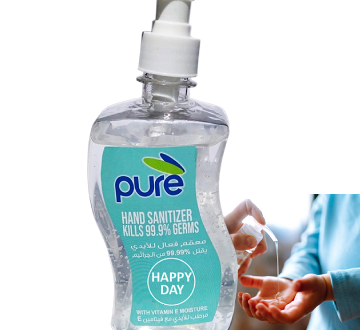 PURE HAND GEL SANITIZER, 500ML