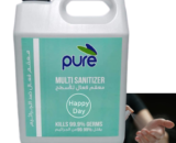 PURE MULTI PURPOSE CONCENTRATED SPRAY SANITIZER, 5LTR