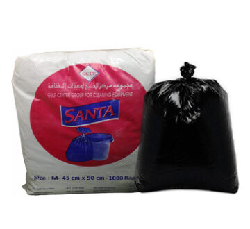 VIRGIN HDPE OXO BIO DEGRADABLE BLACK GARBAGE BAGS , 45 CM X 50 CM , 15 MICRON