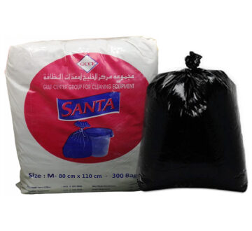 VIRGIN HDPE OXO BIO DEGRADABLE BLACK GARBAGE BAGS , 80 CM X 110 CM , 20 MICRON