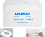 TOILET SEAT COVER, WHITE PAPER BAG, 250SHEET/PKT