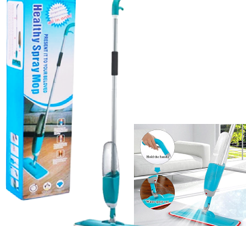 HEALTHY SPRAY MOP, MICROFIBER CLOTH, SPRAY NASAL