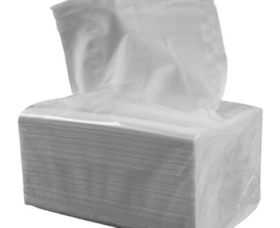 Poly Super Soft Facial Tissue, Plain, 400 sheet, 2ply, 21cm x 19cm