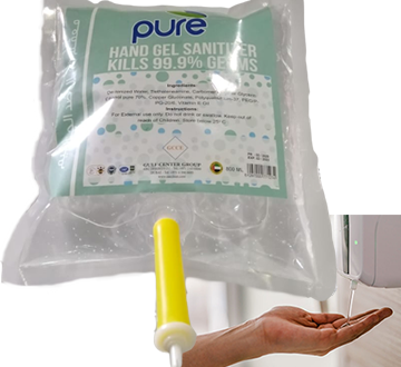 PURE HAND GEL SANITIZER, 800ML POUCH